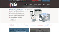Desktop Screenshot of aireacondicionadong.com